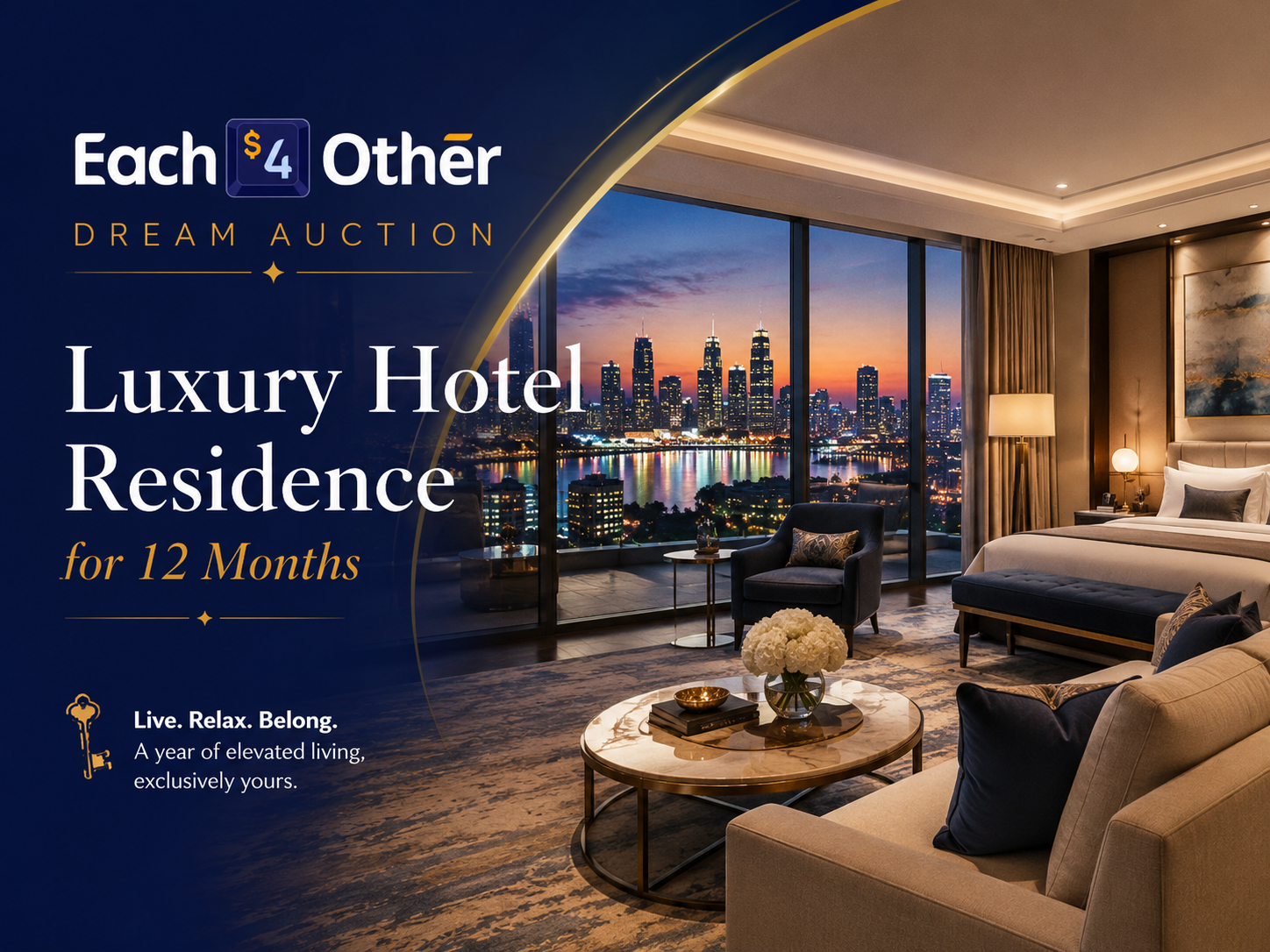 Luxury Hotel Residence for 12 Months
