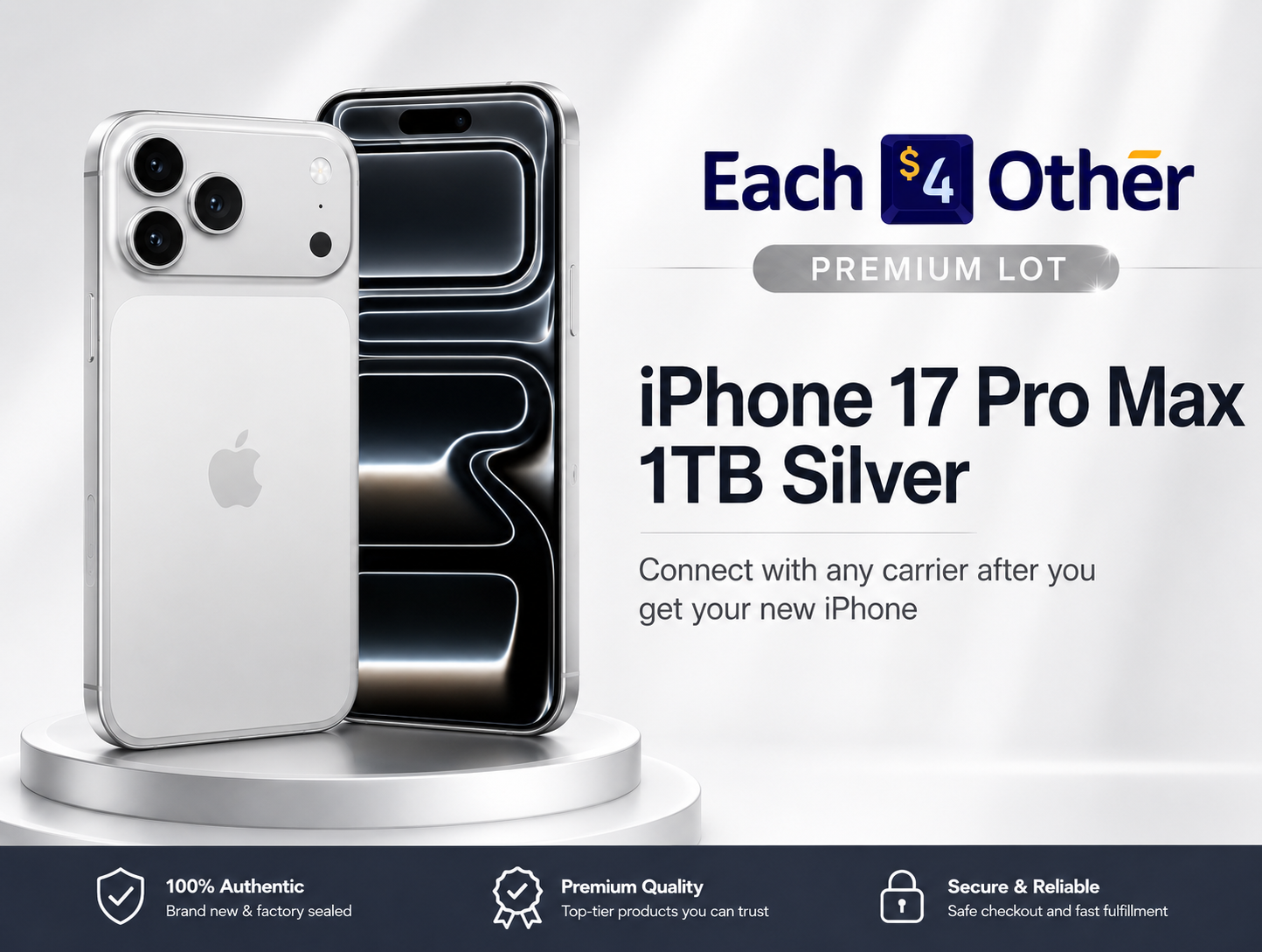 iPhone 17 Pro Max 1TB Silver