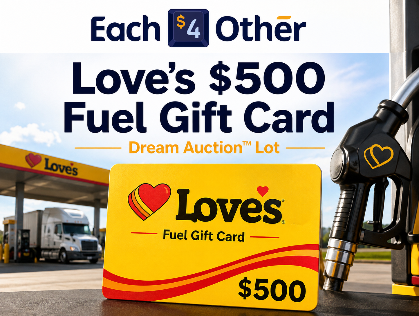 Love’s $500 Fuel Gift Card