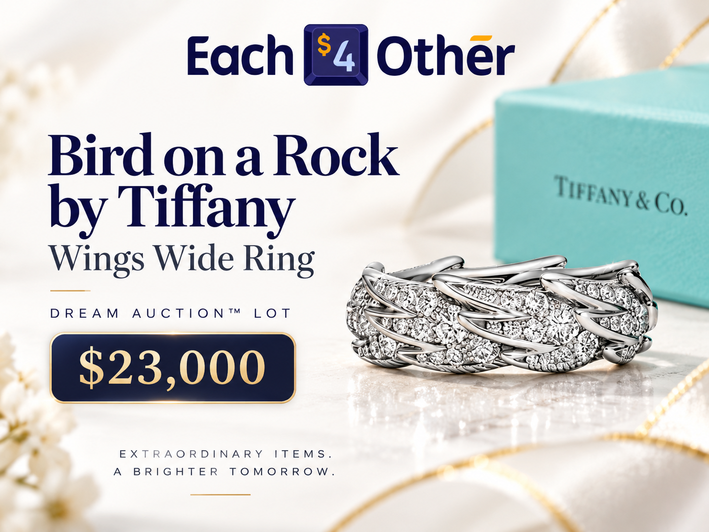 Bird on a Rock by Tiffany — Wings Wide Diamond Ring