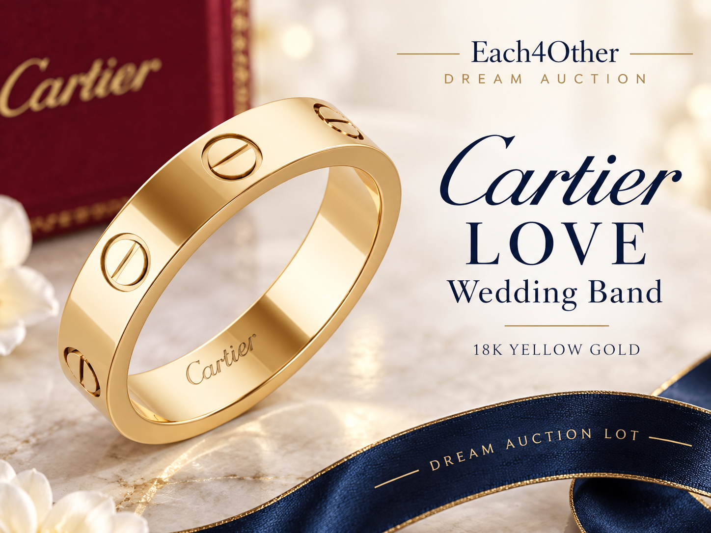 Cartier LOVE Wedding Band — 18K Yellow Gold
