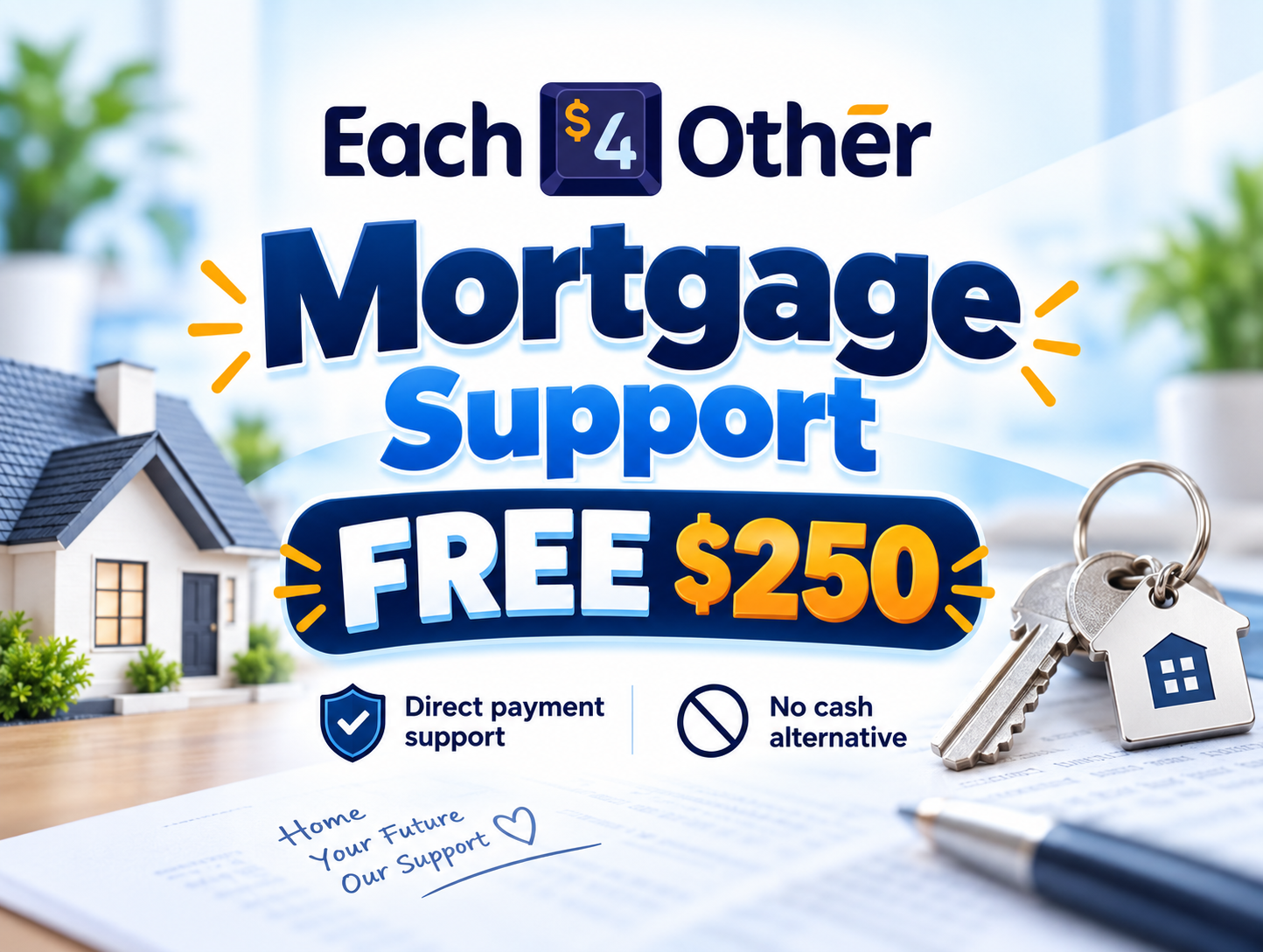 $250 Mortgage Support — FREE TryMe